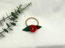 Load image into Gallery viewer, Rose Hair Band - Red, Blonde Elastic